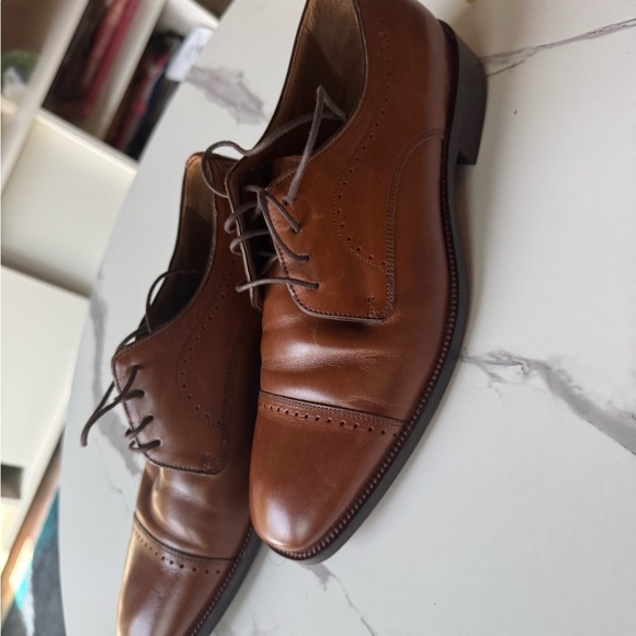 Johnston and Murphy Men's 8.5M Novick Cap Toe Lace Up Oxford Shoes(59 2540) - Picture 2 of 11